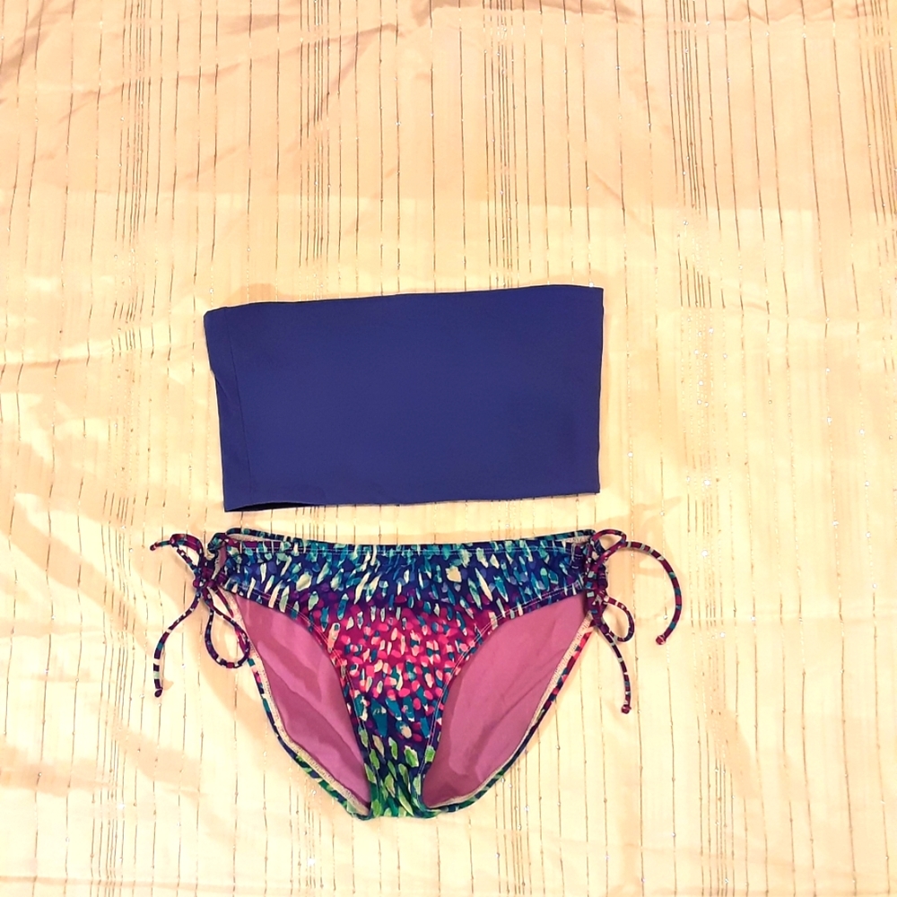 Bandeau Reversible Swim Top.